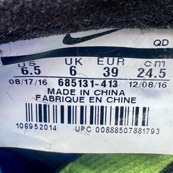 NIKE Zoom Rotational 6 Hyper Cobalt Throwing Sneakers Shoes 685131-413 Mens 6.5 - Picture 12 of 12